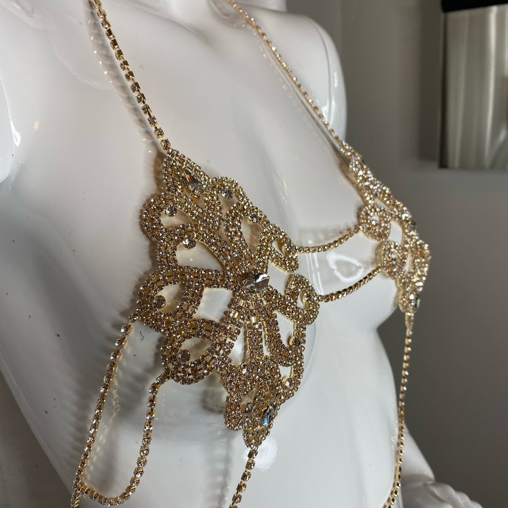 🆕RHINESTONE Chain Top - Picture 3 of 7